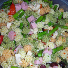 Meaty Asparagus Pasta Salad With Meat