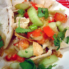 Fattoush - Pita and Pomegranate Salad