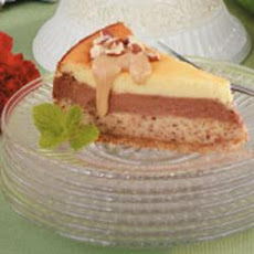 Layered Hazelnut Cheesecake