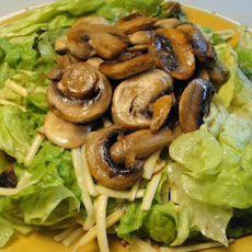 Swiss and Hot Mushroom Salad