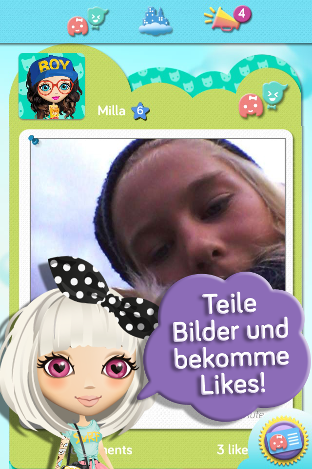 Android application Momio screenshort