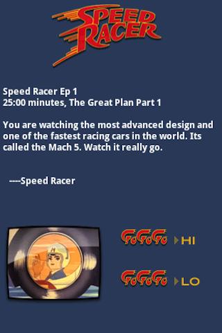 Speed Racer Episode 1