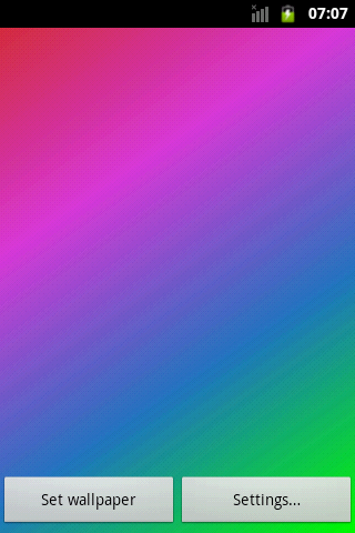 Rainbow Live Wallpaper