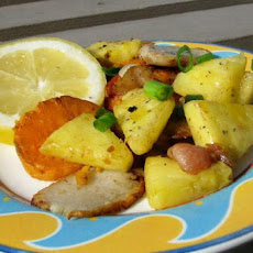Taro, Pineapple, Sweet Potato and Bacon Chips