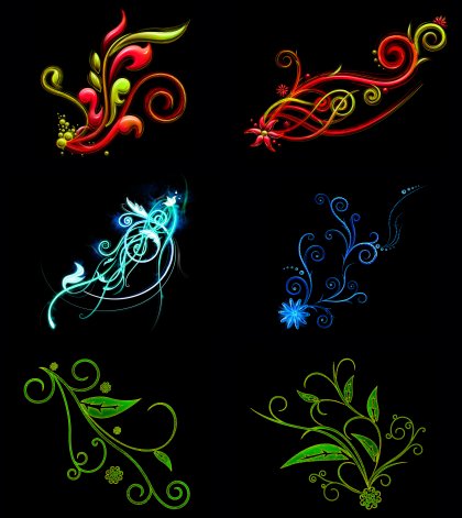 abstractos_florais 20 Floral abstract wallpappers.