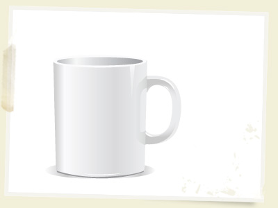 Vector coffe cup by Ben Bloggeg