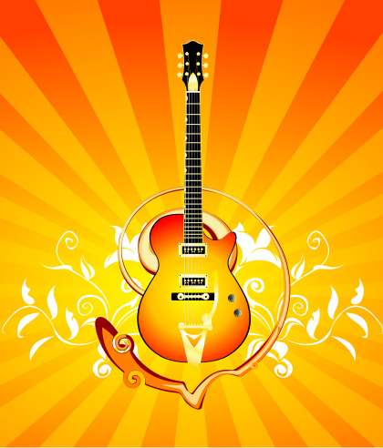 What about some more vector guitars and swirls? jt005pq What about some more vector guitars and swirls?