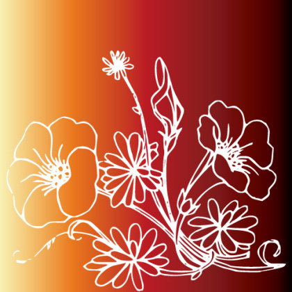 outlines of flowers. outlines of flowers. outlines of flowers.