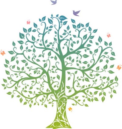 shutterstock_10987597 Some vector trees.
