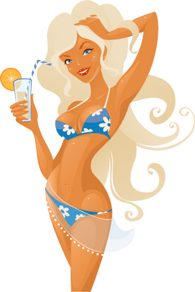 preview004 8 fashion, sexy, hot girls... vector style!