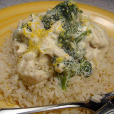Lemon-Broccoli Rice With Chicken