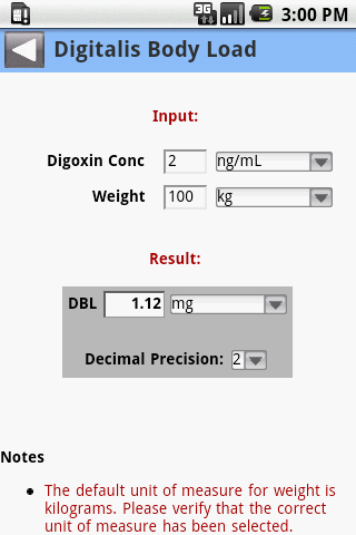 【免費醫療App】MedCalc 3000 Pharmacology-APP點子