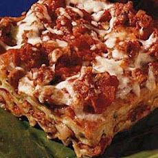 Sausage, Cheese and Basil Lasagna