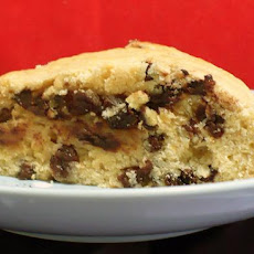 Chocolate Chip Rum Raisin Scones
