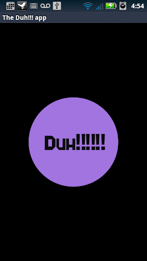 The Duh App