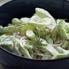 Cucumber Salad with Dill Sour Cream