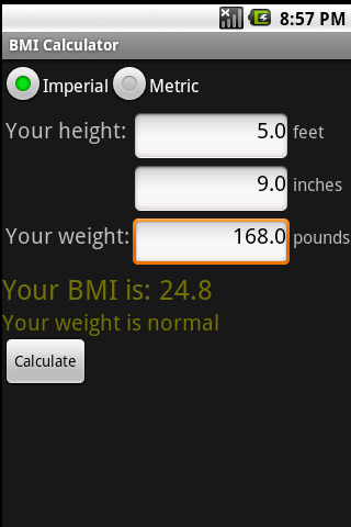 BMI Calculator