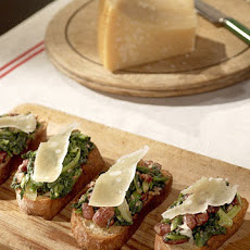 Bean and Chicory Crostini