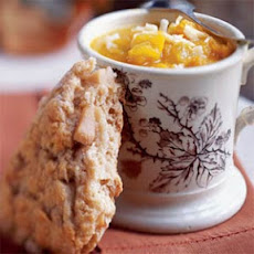 Dried Pear and Cardamom Scones