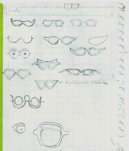 glasses design paper