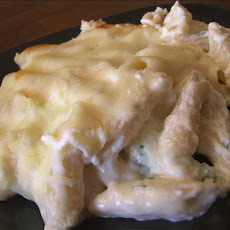 Three-Cheese Baked Pasta