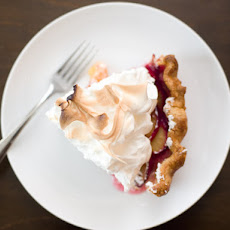 Plum Meringue Pie