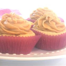 PBJ Cupcakes - Berry Cupcakes with Peanut Butter Frosting