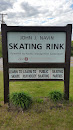 John J. Navin Skating Rink Sign