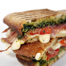 Prosciutto and Pesto Panini