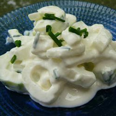 Blue Cucumber Salad