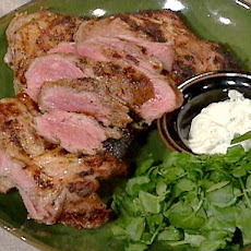 Yogurt-Marinated Grilled Leg of Lamb