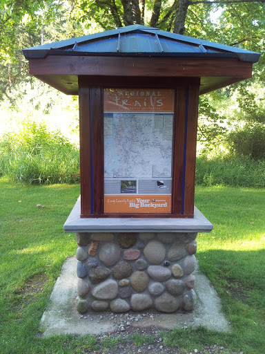 King County Parks Regional Trails Kiosk