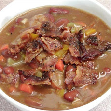 It's Cold Outside Bean and Sausage Chowder