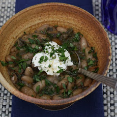 White Bean Stew with Pumpkin