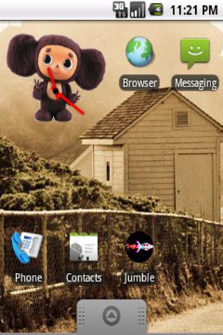 Cheburashka Clock