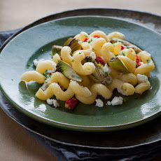 Artichoke, Sun-Dried Tomato and Goat Cheese Pasta