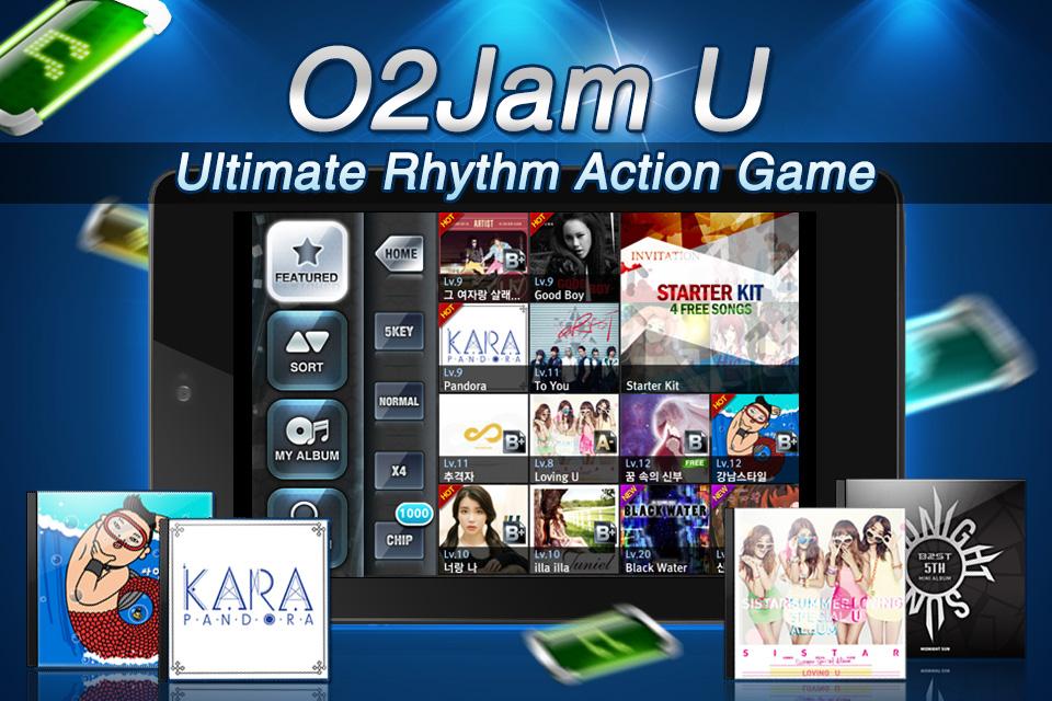Android application O2Jam U screenshort