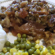 Pork Chops With Apples & Stuffing