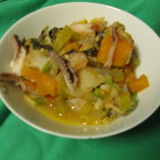 Caribbean-Style Grilled Seafood Soup