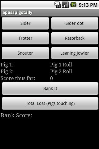 Pigs Tally