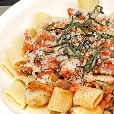 John Sierp's Rigatoni Alla Rescigno with Crab Bruschetta
