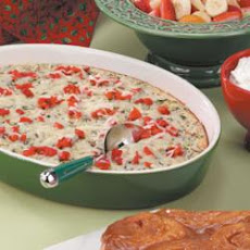 Spinach-Sausage Egg Bake