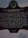 Site of the 1st Phil Commission