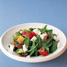 Roasted Vegetables with Goat Cheese
