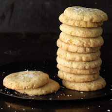 Lemon-Lime Basil Shortbread Cookies