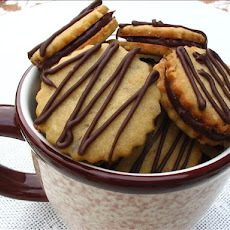 Hazelnut-Espresso Sandwich Cookies