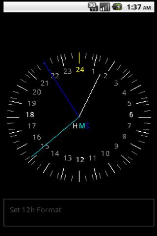 【免費工具App】24h Analog Clock-APP點子