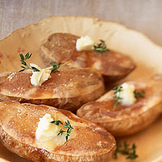 Halved Baked Potatoes