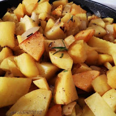 Two Potato Rosemary Saute