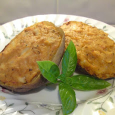 Twice Baked Potatoes With Sun-Dried Tomatoes